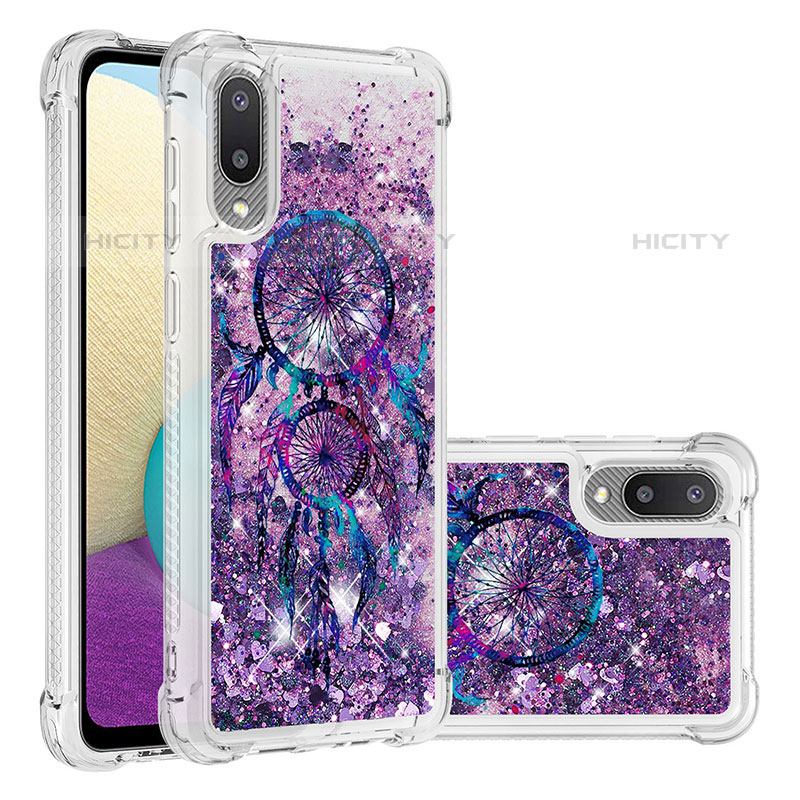 Funda Silicona Carcasa Goma Bling-Bling S03 para Samsung Galaxy M02