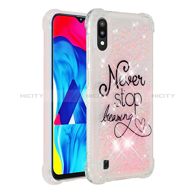 Funda Silicona Carcasa Goma Bling-Bling S03 para Samsung Galaxy M10