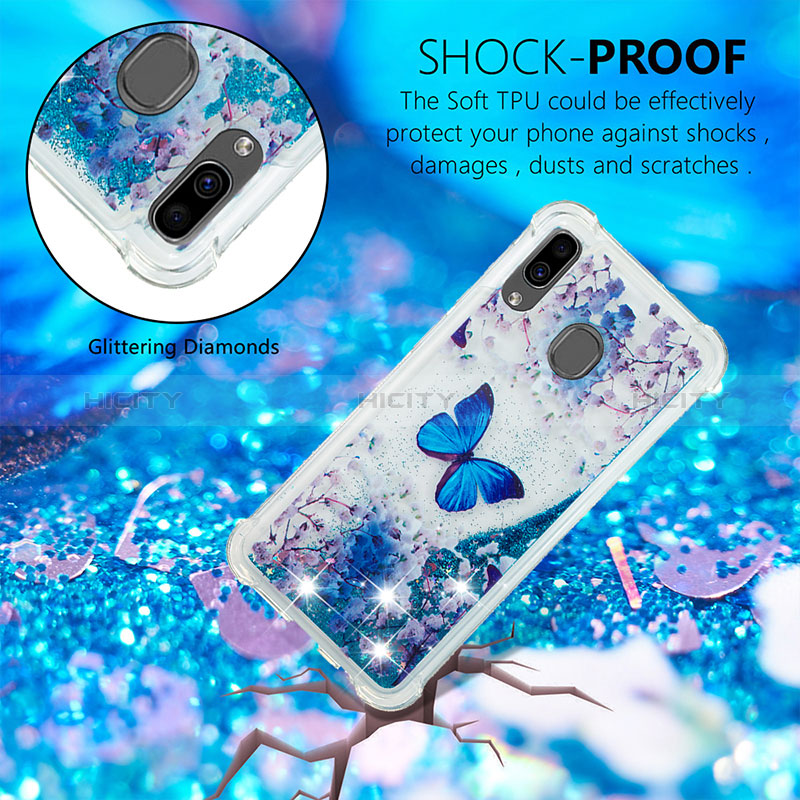 Funda Silicona Carcasa Goma Bling-Bling S03 para Samsung Galaxy M10S