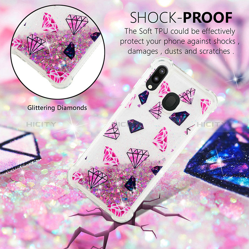 Funda Silicona Carcasa Goma Bling-Bling S03 para Samsung Galaxy M20