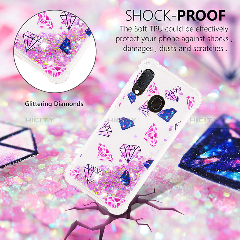 Funda Silicona Carcasa Goma Bling-Bling S04 para Samsung Galaxy A20e