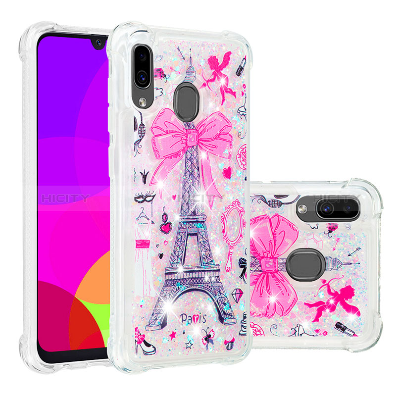 Funda Silicona Carcasa Goma Bling-Bling S04 para Samsung Galaxy A30