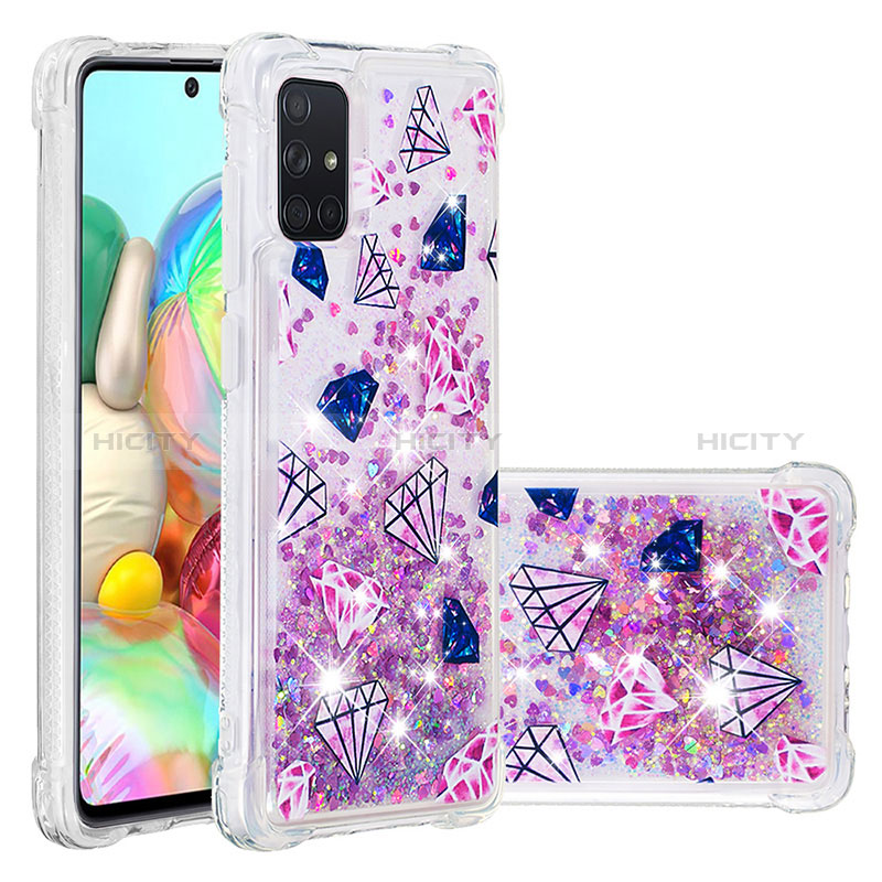 Funda Silicona Carcasa Goma Bling-Bling S04 para Samsung Galaxy A71 5G