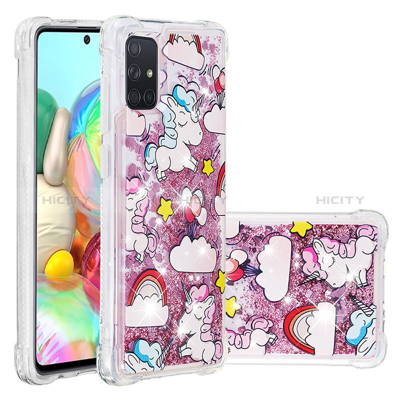 Funda Silicona Carcasa Goma Bling-Bling S04 para Samsung Galaxy A71 5G