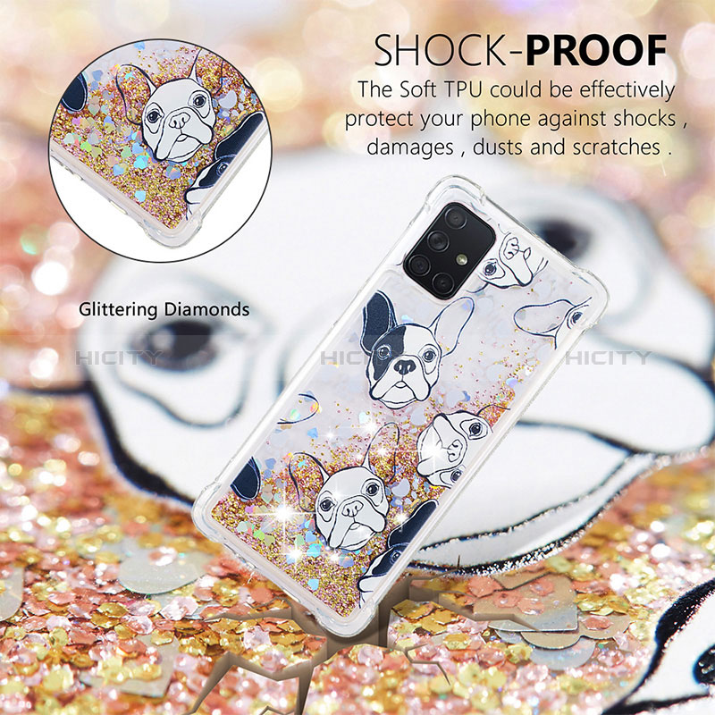 Funda Silicona Carcasa Goma Bling-Bling S04 para Samsung Galaxy A71 5G