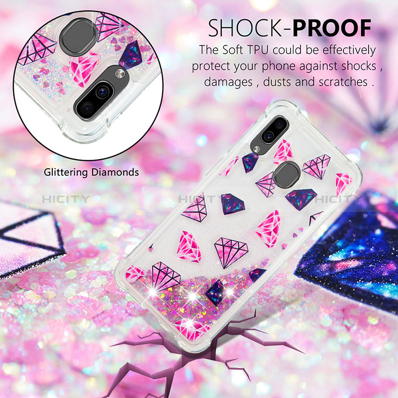 Funda Silicona Carcasa Goma Bling-Bling S04 para Samsung Galaxy M10S