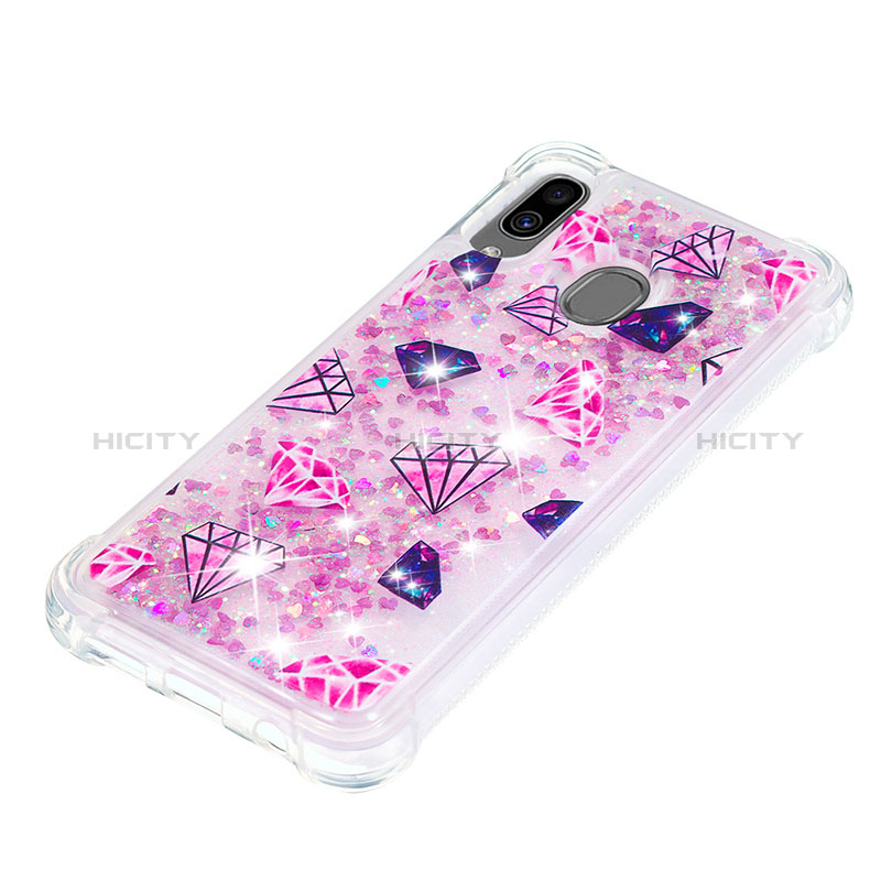 Funda Silicona Carcasa Goma Bling-Bling S04 para Samsung Galaxy M10S