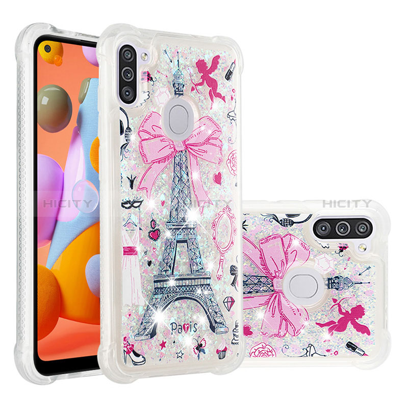 Funda Silicona Carcasa Goma Bling-Bling S04 para Samsung Galaxy M11