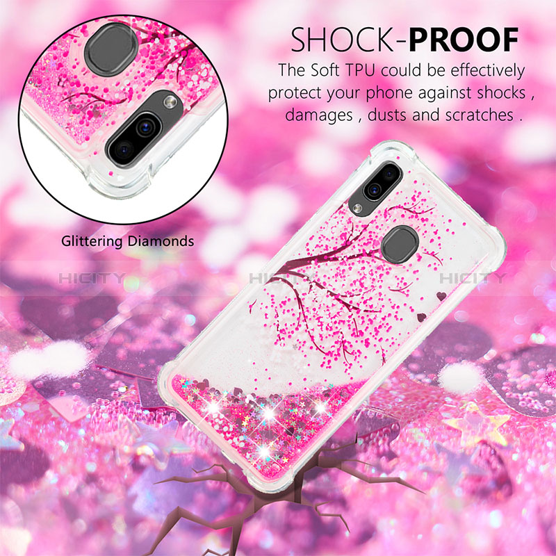 Funda Silicona Carcasa Goma Bling-Bling S05 para Samsung Galaxy A30