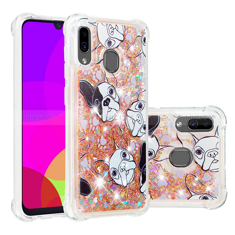 Funda Silicona Carcasa Goma Bling-Bling S05 para Samsung Galaxy A30