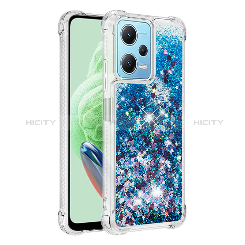 Funda Silicona Carcasa Goma Bling-Bling YB1 para Xiaomi Redmi Note 12 5G Azul