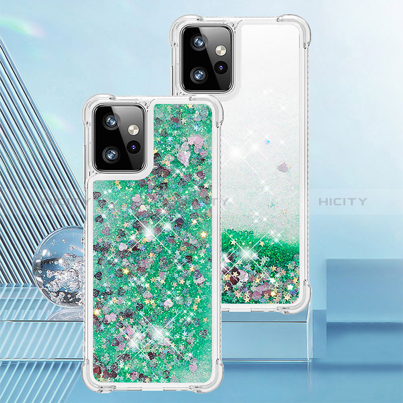 Funda Silicona Carcasa Goma Bling-Bling YB3 para Motorola Moto G Power 5G (2023) Verde