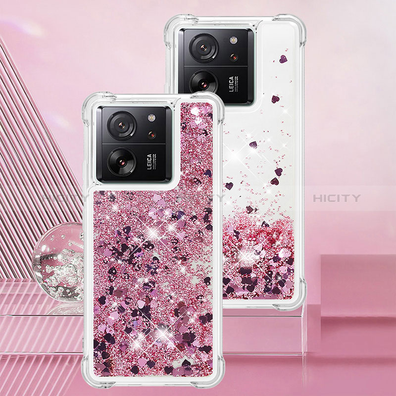 Funda Silicona Carcasa Goma Bling-Bling YB3 para Xiaomi Redmi K60 Ultra 5G Purpura Claro