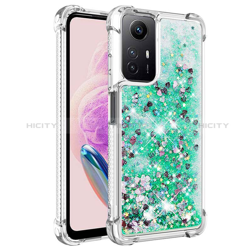 Funda Silicona Carcasa Goma Bling-Bling YB3 para Xiaomi Redmi Note 12S Verde