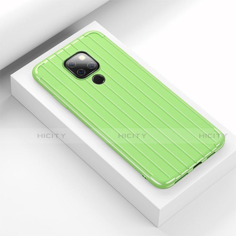 Funda Silicona Carcasa Goma Line C01 para Huawei Mate 20 X 5G Verde