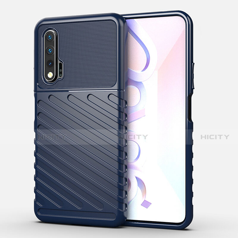 Funda Silicona Carcasa Goma Line C01 para Huawei Nova 6 5G Azul