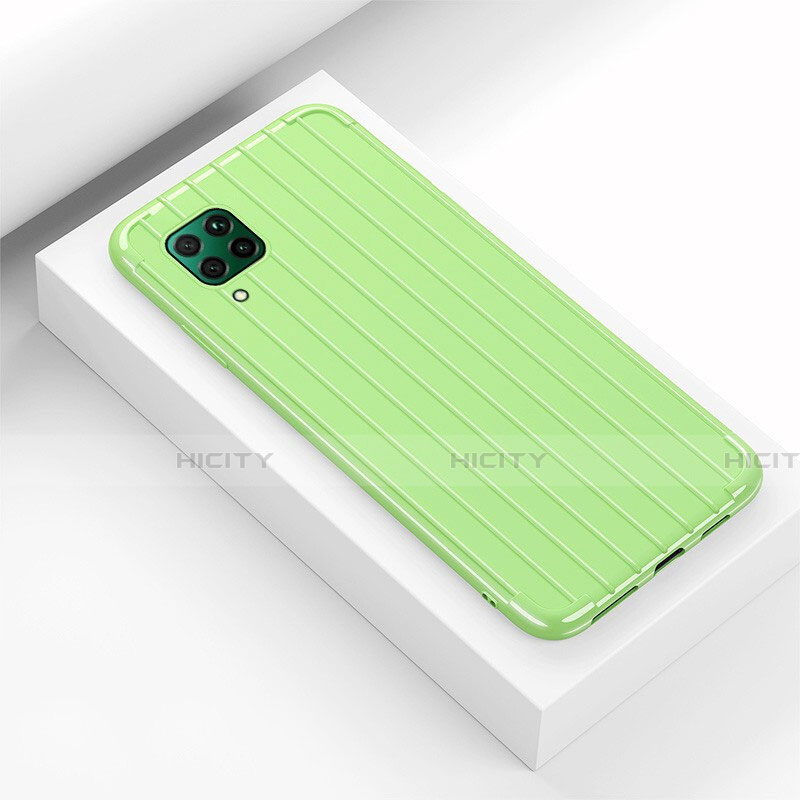 Funda Silicona Carcasa Goma Line C01 para Huawei Nova 6 SE Verde