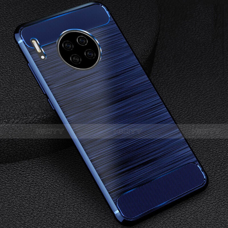 Funda Silicona Carcasa Goma Line C02 para Huawei Mate 30 Azul