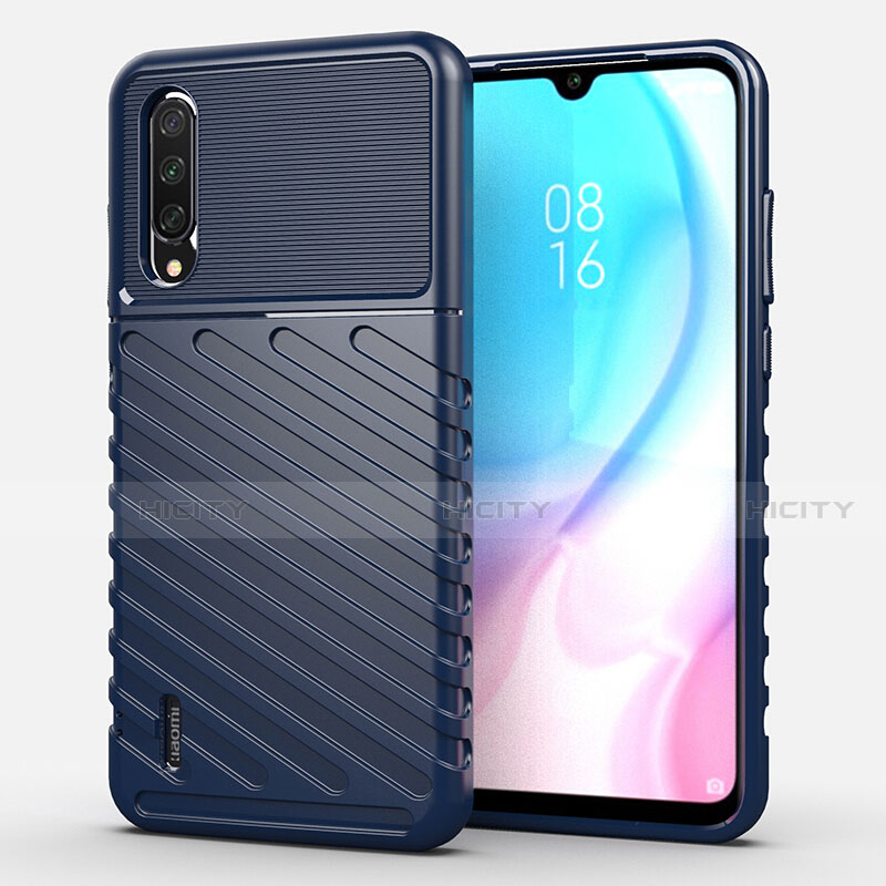 Funda Silicona Carcasa Goma Line C02 para Xiaomi Mi A3 Azul