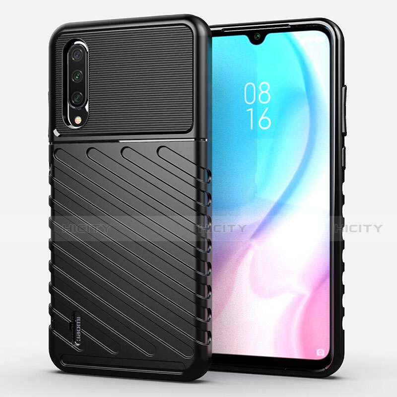 Funda Silicona Carcasa Goma Line C02 para Xiaomi Mi A3 Negro