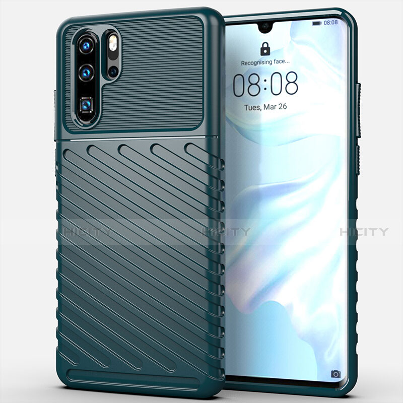 Funda Silicona Carcasa Goma Line C03 para Huawei P30 Pro Verde