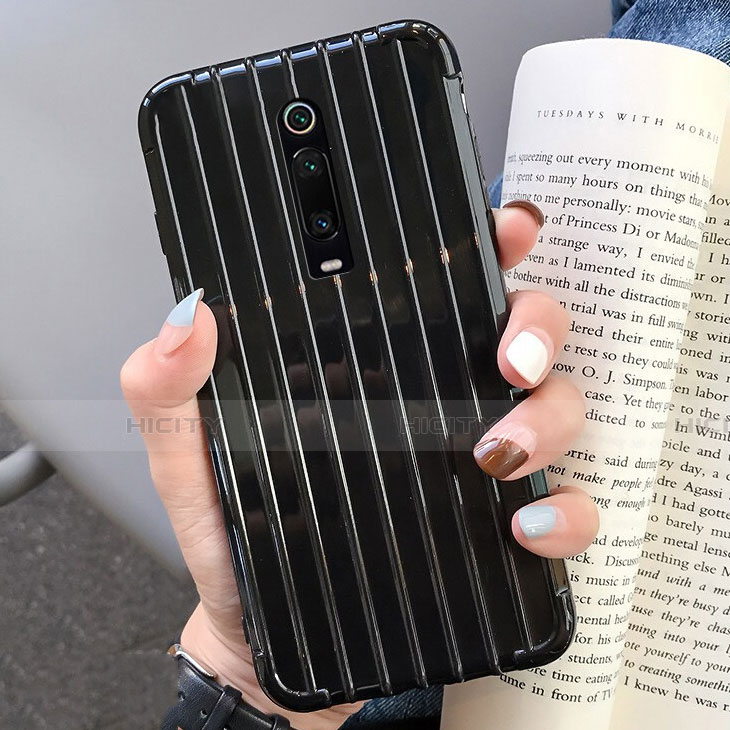 Funda Silicona Carcasa Goma Line C03 para Xiaomi Mi 9T Negro