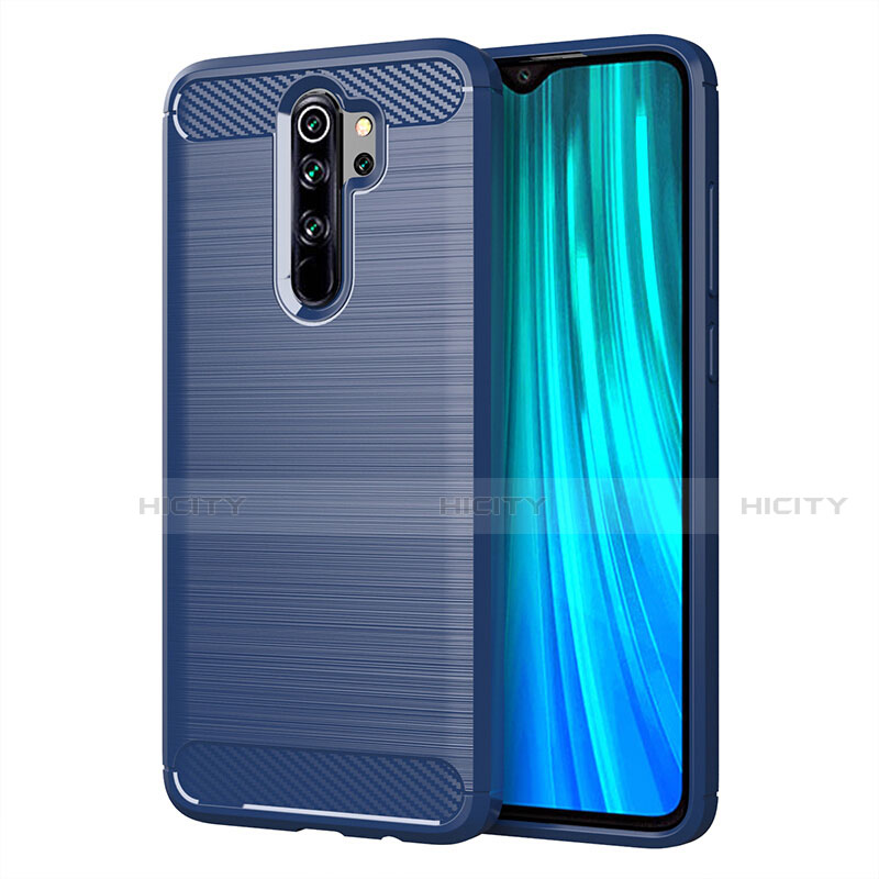 Funda Silicona Carcasa Goma Line C03 para Xiaomi Redmi Note 8 Pro Azul