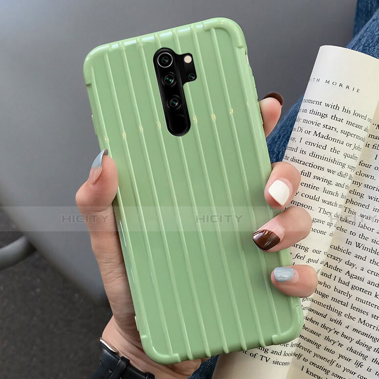 Funda Silicona Carcasa Goma Line C04 para Xiaomi Redmi Note 8 Pro Verde