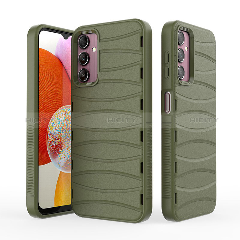 Funda Silicona Carcasa Goma Line KC1 para Samsung Galaxy M44 5G Verde