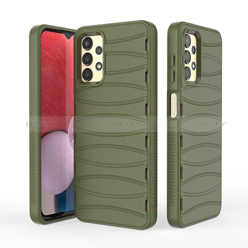 Funda Silicona Carcasa Goma Line KC2 para Samsung Galaxy A13 4G Verde