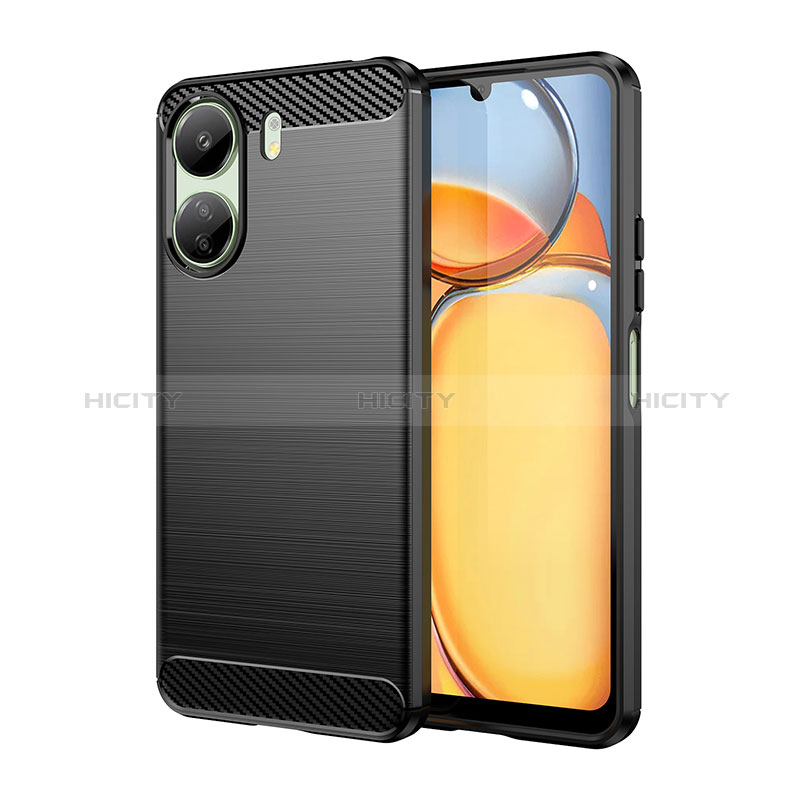 Funda Silicona Carcasa Goma Line MF1 para Xiaomi Poco C65 Negro