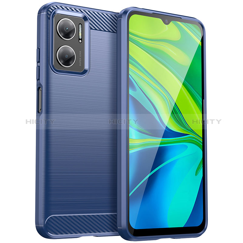 Funda Silicona Carcasa Goma Line MF1 para Xiaomi Redmi Note 11E 5G Azul