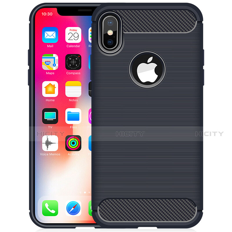 Funda Silicona Carcasa Goma Line para Apple iPhone X