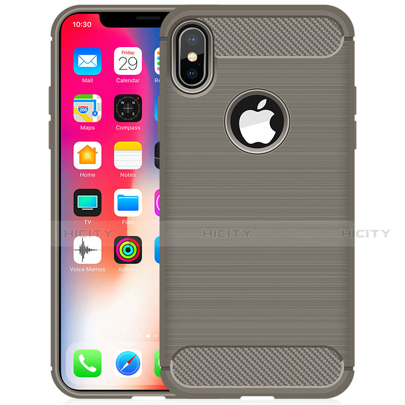 Funda Silicona Carcasa Goma Line para Apple iPhone X