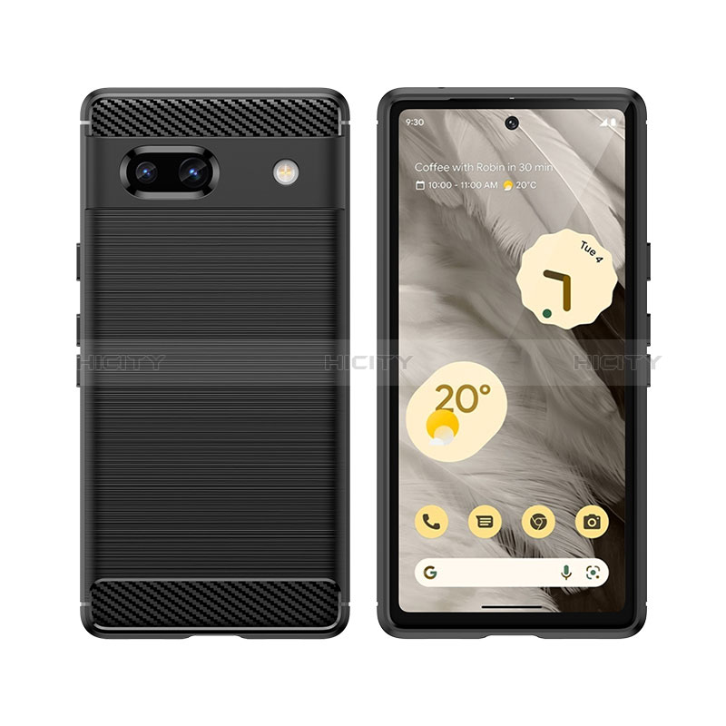 Funda Silicona Carcasa Goma Line para Google Pixel 7a 5G