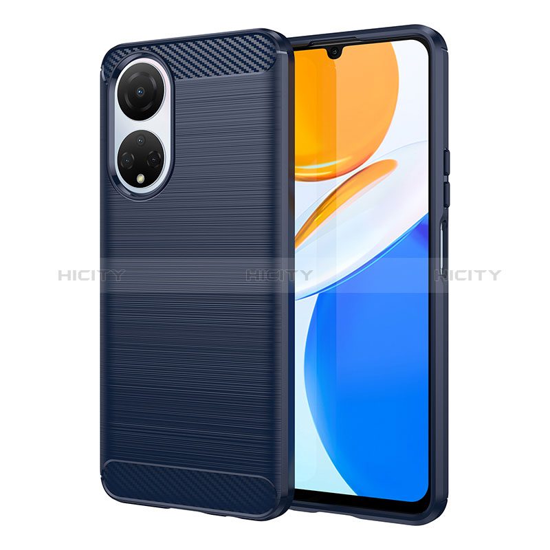 Funda Silicona Carcasa Goma Line para Huawei Honor X7 Azul