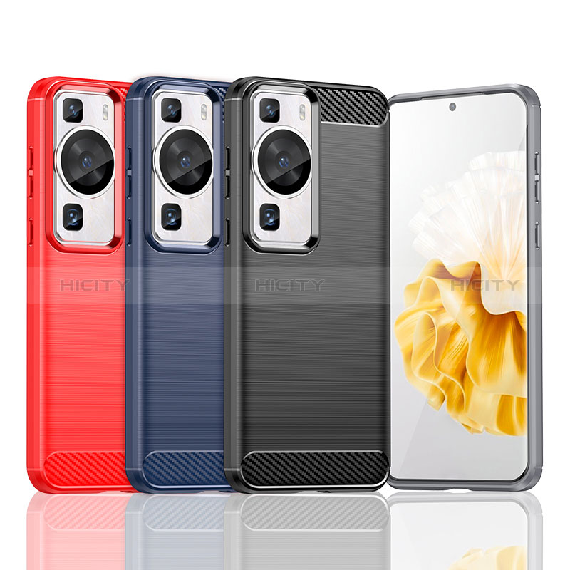 Funda Silicona Carcasa Goma Line para Huawei P60 Pro