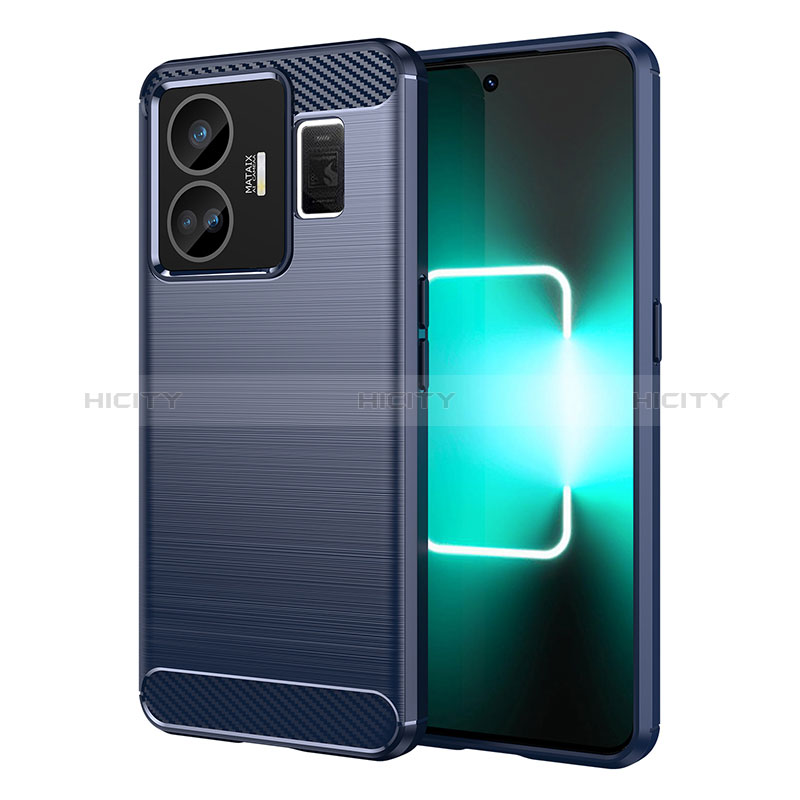 Funda Silicona Carcasa Goma Line para Realme GT Neo5 240W 5G Azul