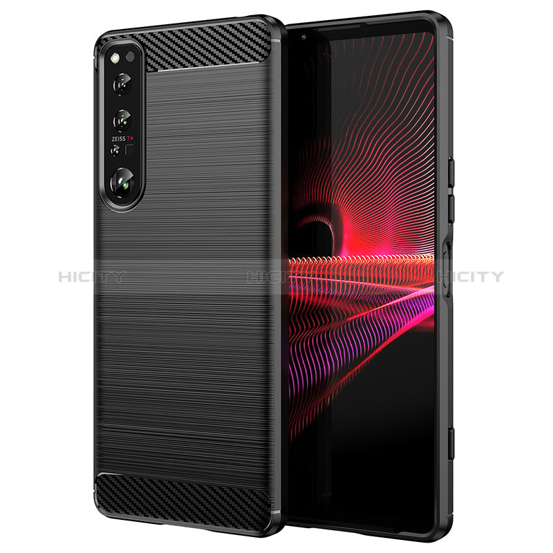 Funda Silicona Carcasa Goma Line para Sony Xperia 1 IV SO-51C Negro