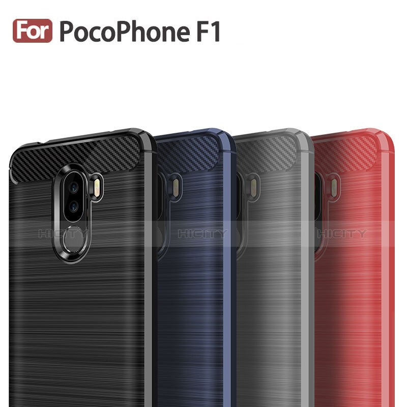 Funda Silicona Carcasa Goma Line para Xiaomi Pocophone F1