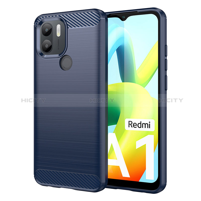 Funda Silicona Carcasa Goma Line para Xiaomi Redmi A2 Azul