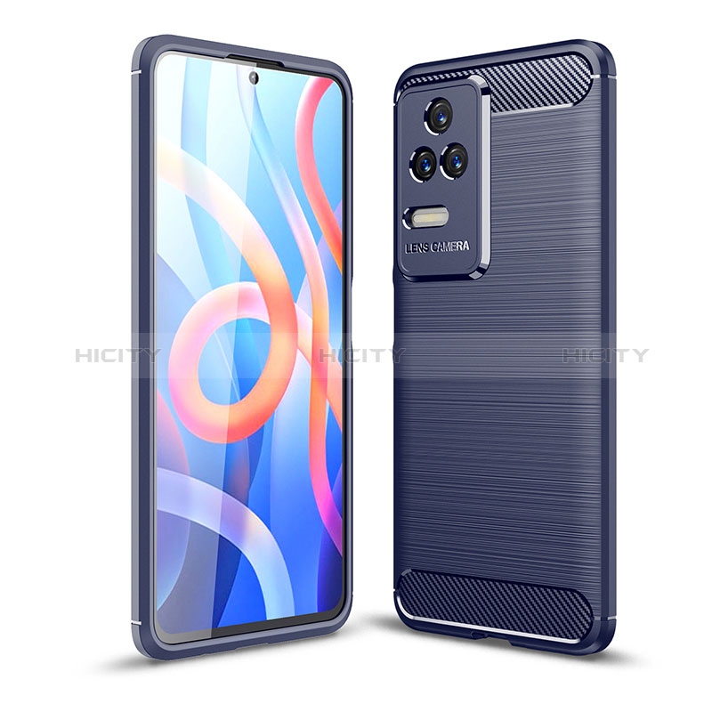 Funda Silicona Carcasa Goma Line para Xiaomi Redmi K50 Pro 5G Azul