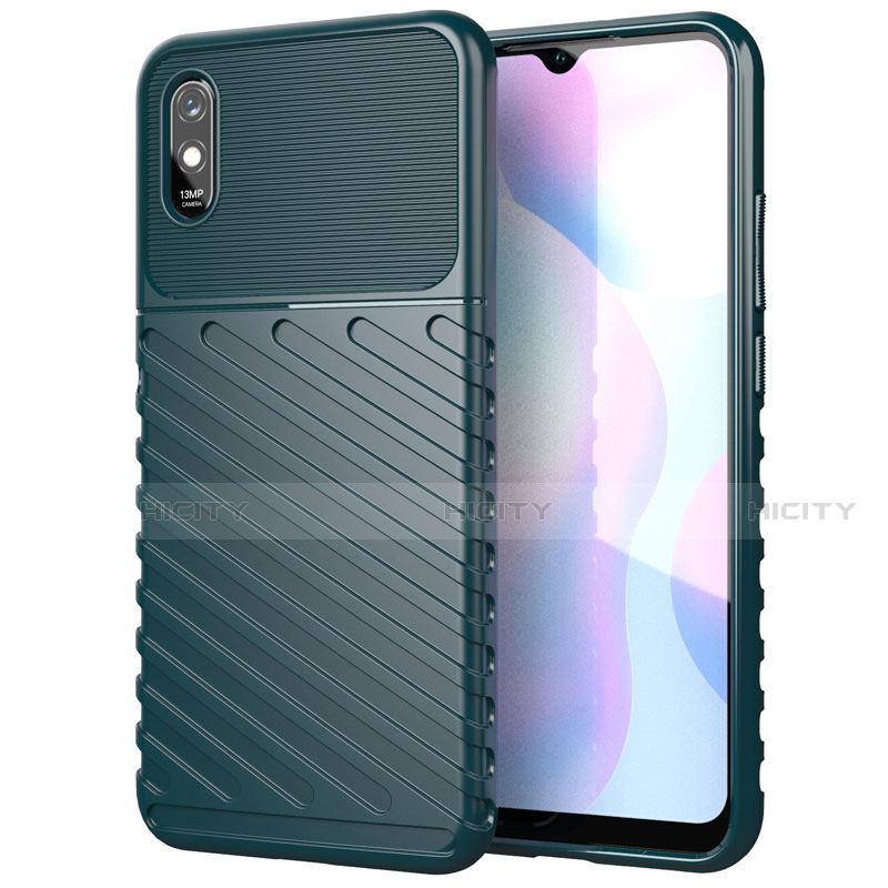 Funda Silicona Carcasa Goma Line S01 para Xiaomi Redmi 9A Verde