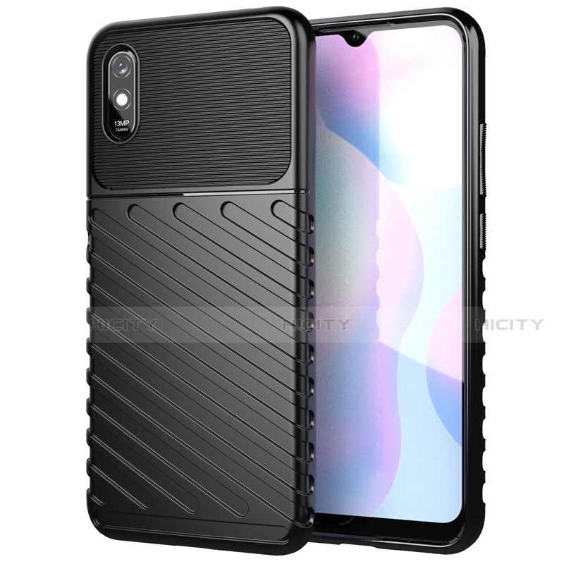 Funda Silicona Carcasa Goma Line S01 para Xiaomi Redmi 9AT Negro