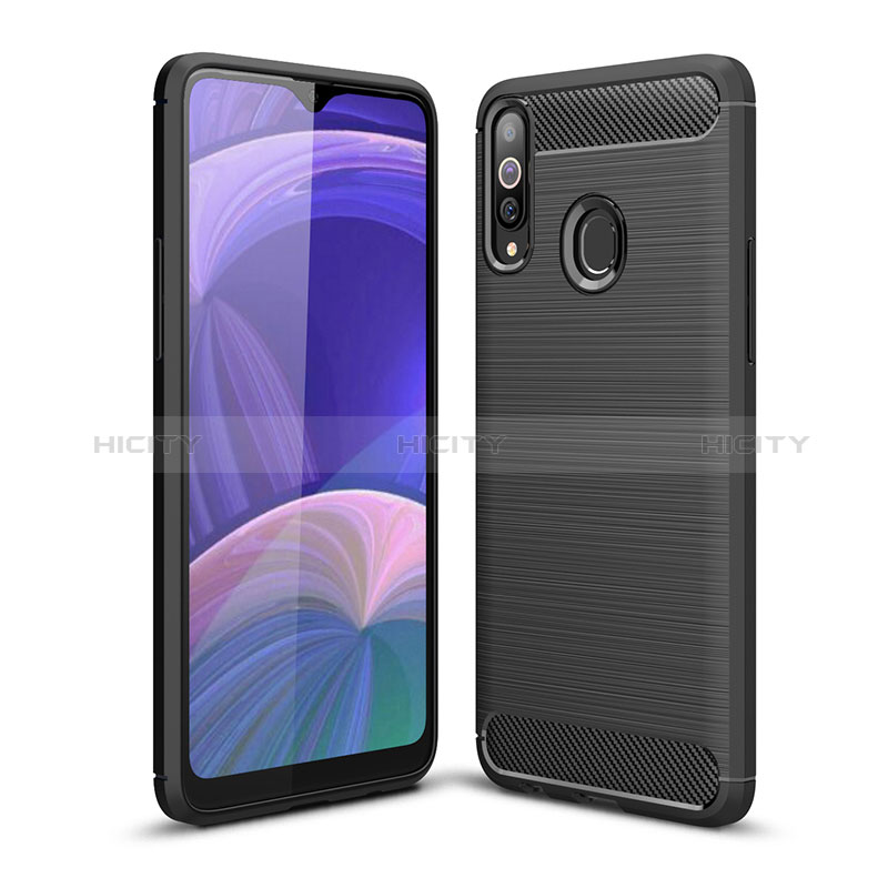 Funda Silicona Carcasa Goma Line WL1 para Samsung Galaxy A20s Negro