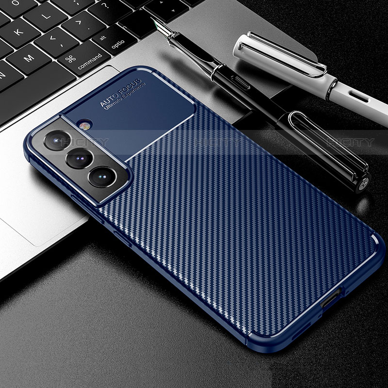 Funda Silicona Carcasa Goma Twill A01 para Samsung Galaxy S21 Plus 5G Azul