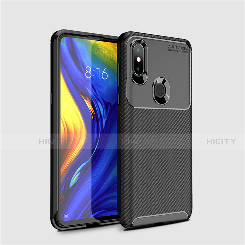 Funda Silicona Carcasa Goma Twill A01 para Xiaomi Mi Mix 3 Negro