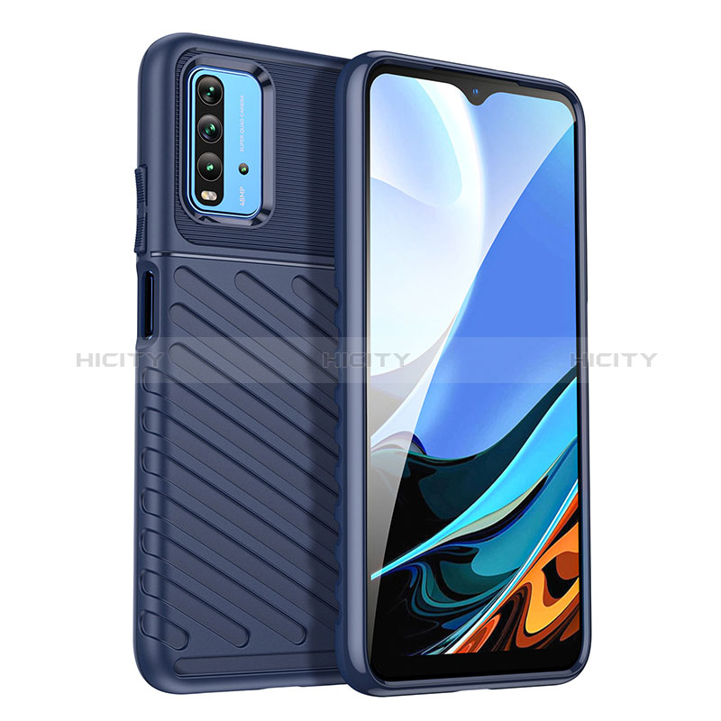 Funda Silicona Carcasa Goma Twill MF1 para Xiaomi Redmi 9 Power Azul