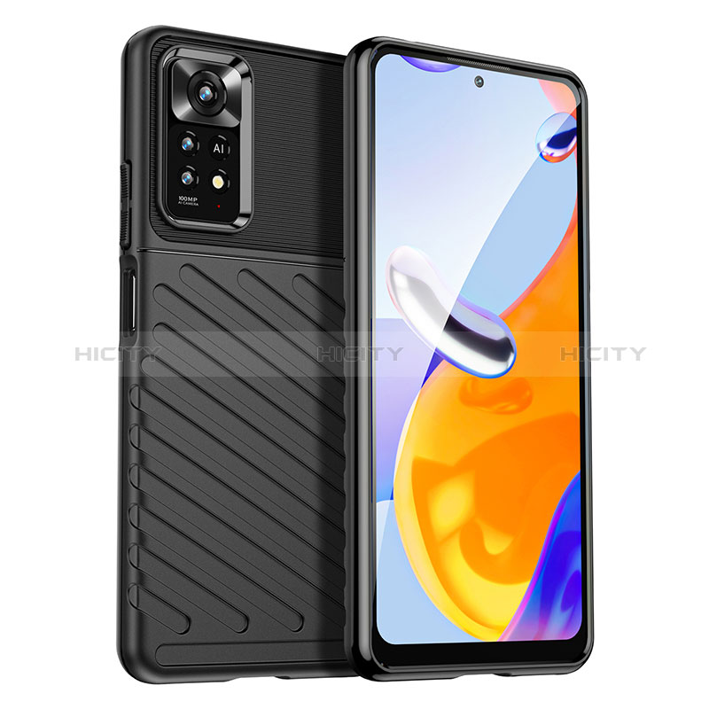 Funda Silicona Carcasa Goma Twill MF1 para Xiaomi Redmi Note 11 Pro 4G Negro