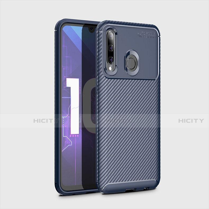 Funda Silicona Carcasa Goma Twill para Huawei Honor 20 Lite Azul